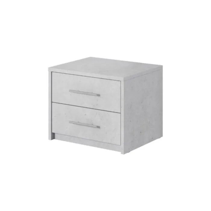 Nočna omarica AMARELA Nočna omarica AMARELA . Sodobna in moderna nočna omarica AMARELA se odlično poda v vsako spalnico. Ima 2 predala. Narejena je iz trpežne laminirane