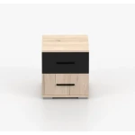 Nočna omarica DULE . Nočna omarica DULE je primerna za vsako spalnico. Narejena je iz trpežne laminirane plošče debeline 16 mm. Robovi so ABS. Je