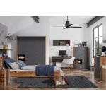 Nočna omarica FERGO . Nočna omarica FERGO je primerna za vsako spalnico. Je elegantnega izgleda in modernih linij. Ima dva priročna predala. Nočna omarica