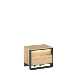 Nočna omarica KVIN . Nočna omarica KVIN ima dva prostorna predala, LED osvetlitev ter privlačne, izvirne barve. Narejena je iz kvalitetne laminirane