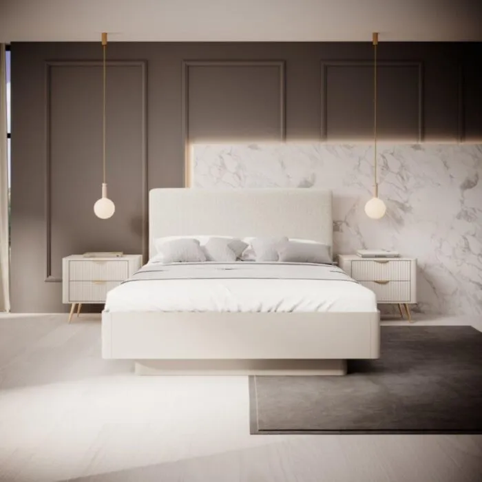 Nočna omarica LILJA Nočna omarica LILJA . Nočna omarica LILJA, je eleganten kos pohištva, ki popestri vaš prostor. Narejena je iz odličnih materialov v barvi beige. Narejena