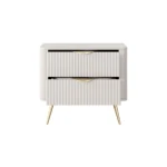 Nočna omarica LILJA . Nočna omarica LILJA, je eleganten kos pohištva, ki popestri vaš prostor. Narejena je iz odličnih materialov v barvi beige. Narejena