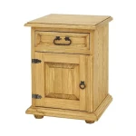 Nočna omarica POP desna . Nočna omarica POP desna je narejena iz kvalitetnega borovega lesa v medeno rjavi barvi. Ta omarica ustreza desni postavitvi.