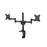 NOSILEC ZA MONITOR NEOMOUNTS GIBLJIVI NOSILEC ZA 2 MONITORJA* 10-27", 8 KG, FPMA-D1330DBLACK - slika 2