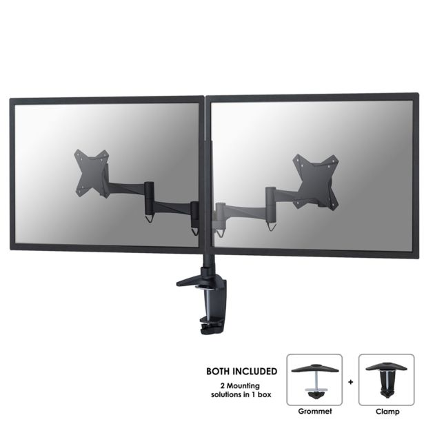 NOSILEC ZA MONITOR NEOMOUNTS GIBLJIVI NOSILEC ZA 2 MONITORJA* 10-27", 8 KG, FPMA-D1330DBLACK NOSILEC ZA MONITOR NEOMOUNTS GIBLJIVI NOSILEC ZA 2 MONITORJA* 10-27", 8 KG, FPMA-D1330DBLACK
