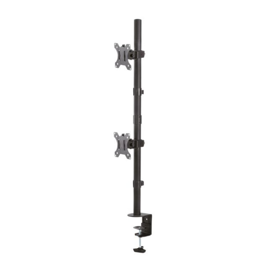 NOSILEC ZA MONITOR NEOMOUNTS GIBLJIVI NOSILEC ZA 2 MONITORJA 10-32", 6KG, FPMA-D550DVBLACK - slika 2