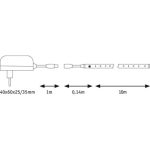 NOTRANJI LED TRAK PAULMANN SIMPLED SET 10M RGB 17W MOTION 230/12V DC - slika 6