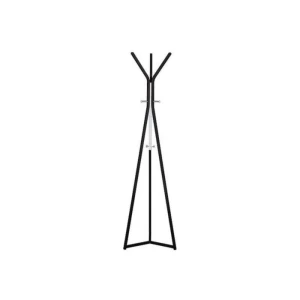 Obešalnik HERI ČRN . Obešalnik HERI črne barve. Narejen je iz kovine, ki je prašno barvana. Barva: - Črna Material: - Kovina Dimenzije: - V: 175 cm x Š: