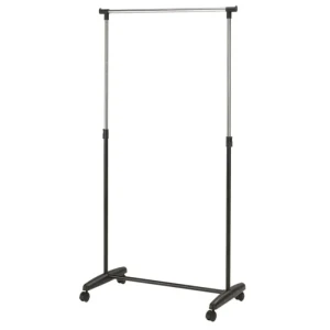 Obešalnik NOVA . Obešalnik NOVA, praktičen kovinski obešalnik, primeren za vašo splanico. Barva: - črna / krom Višina: - 95 cm - 160 cm Širina: - 85 cm