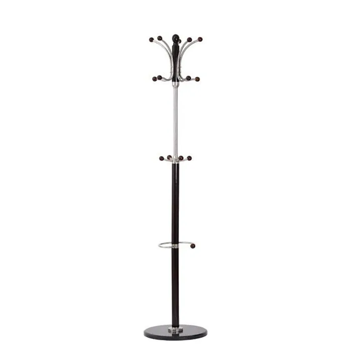 Obešalnik ORBIN Obešalnik ORBIN . Praktičen kovinski obešalnik, primeren za vsak prostor. Barva: - Črna Višina: - 185 cm