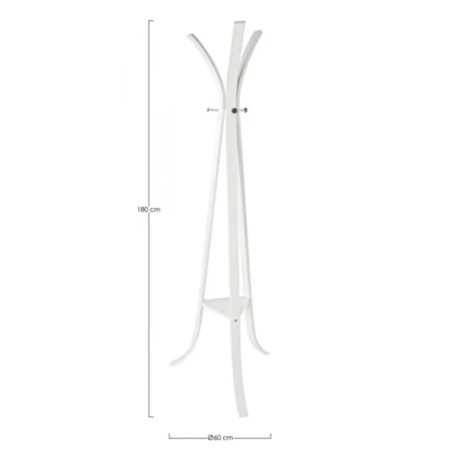 Obešalnik TRIOMPHE bela . Obešalnik TRIOMPHE bela je narejen iz kovine in je bele barve. Material: - Kovina Barva: - Bela Dimenzije: širina: 60cm globina: