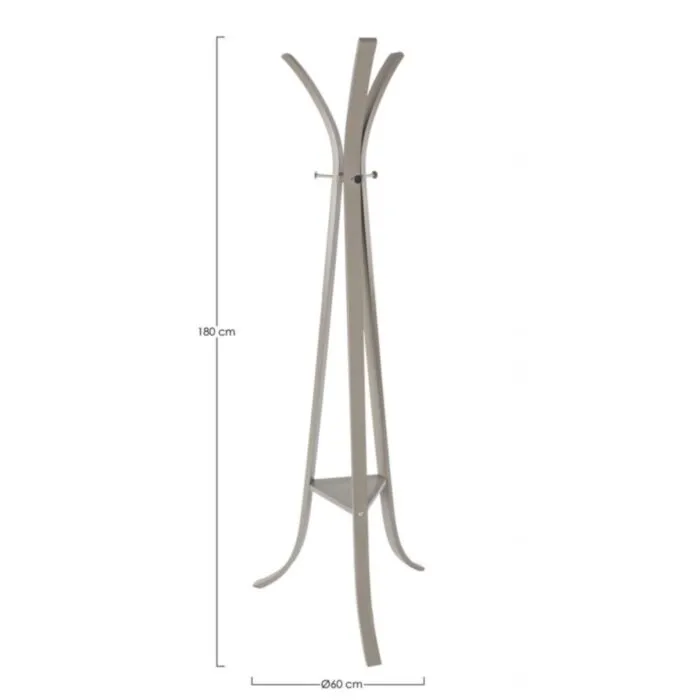 Obešalnik TRIOMPHE taupe Obešalnik TRIOMPHE taupe . Obešalnik TRIOMPHE taupe je narejen iz kovine in je taupe barve. Material: - Kovina Barva: - Taupe Dimenzije: širina: 60cm