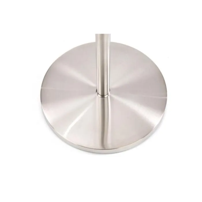 Obešalnik VIDA Obešalnik VIDA . Praktičen obešalnik VIDA, primeren za vsak prostor. Narejen je iz nerjavečega jekla v srebrni barvi. Dimenzija : - Fi: 39 cm - V: 183 cm