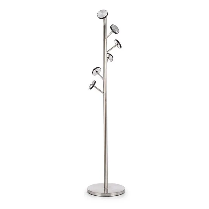 Obešalnik VIDA Obešalnik VIDA . Praktičen obešalnik VIDA, primeren za vsak prostor. Narejen je iz nerjavečega jekla v srebrni barvi. Dimenzija : - Fi: 39 cm - V: 183 cm