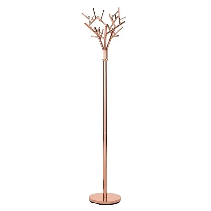 Obešalnik WINN Obešalnik WINN . Praktičen obešalnik WINN, primeren za vsak prostor. Narejen je iz kromiranega jekla v barvi bakra. Dimenzija : - Fi: 40 cm - V: 180 cm