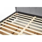 Oblazinjena postelja BRINA2 160x200 . Kvalitetna postelja BRINA2 160x200 vam bo zagotovila miren spanec. Narejena v kvalitetnem blagu in iz masivinega lesa.