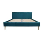 Oblazinjena postelja INDIA 160x200 . Moderna udobna postelja INDIA vam bo zagotovila miren spanec. Dobavljiva je v več barvah blaga. Dimenzija: D: 200 x Š: