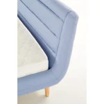 Oblazinjena postelja LANDA 160 x 200 . Kvalitetna postelja LANDA vam bo zagotovila miren spanec. Narejena je iz kvalitetnega blaga in masivnega lesa.