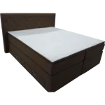 Oblazinjena postelja LESKA . Kvalitetna postelja LESKA vam bo zagotovila miren spanec. Narejena je iz kvalitetnega blaga. Pod posteljo sta dva predala.