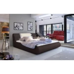 Oblazinjena postelja NELI 160x200 . Moderna udobna postelja NELI vam bo zagotovila miren spanec. Dobavljiva je v več barvah umetnega usnja. Postelja ima