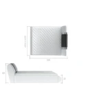 Oblazinjena postelja NELI 180x200 - slika 7