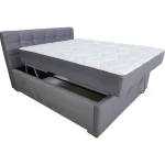 Oblazinjena postelja TELMA . Oblazinjena postelja TELMA bo poskerrbela za vaš miren spanec. Narejena je iz kvalitetnega materiala in mehke in trpežne