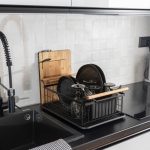 ODCEJALNIK ESTIA 44X32X20 CM ČRN BAMBOO METALLIC - slika 7