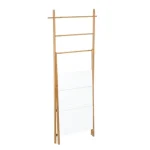 Odprti poličnik AUDREY . Odprti poličnik AUDREY je narejen iz lesa in ima lesene bele mat poličke. S svojo enostavno obliko a hkrati eleganco doda vsakemu