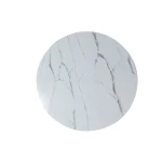 Okrogla jedilna miza IDEA . Okrogla jedilna miza IDEA je modernega in elegantnega dizajna, katera bo prinesla svežino v vaš prostor. Mizna plošča je