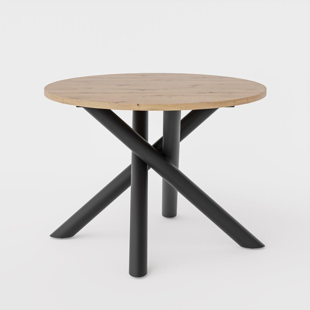 Okrogla jedilna miza OLIJA je eleganten kos pohištva, ki popestri vaš prostor s svojo eleganco in prefinjenostjo. Primerna je za vsak prostor, tako za dnevno