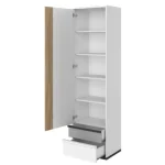 Omara MELI . Enokrilna omara MELI je primerna za vsako mladinsko spalnico in vsako dnevno sobo. Zaradi svojega modernega dizajna, skladnosti barv in elegance