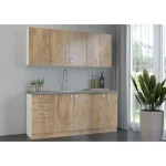 Omara za pomivalno korito ARA 80D . Omara za pomivalno korito ARA 80D je sestavljena iz fronte in korpusa iz MDF plošče, debeline 16 mm. Robovi so iz