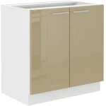 Kuhinjo ELZA je možno naročiti v kompletu (kuhinjska bloka Elza ali pa po posameznih elementih po vaši izbiri. Omara za pomivalno korito