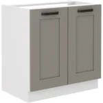 Omara za pomivalno korito TAJA 80D . Kuhinjo TAJA je možno naročiti v kompletu (Kuhinjski bloki TAJA) ali pa po posameznih elementih po vaši izbiri. Omara