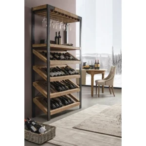 Omara za steklenice KANTIN . Omara za steklenice KANTIN, je eleganten kos pohištva, ki popestri vaš prostor. Njen poseben dizajn vas bo navdušil, saj