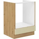 Kuhinjo TISA je možno naročiti v kompletu (kuhinjska bloka TISA) ali pa po posameznih elementih po vaši izbiri. Omara za vgradno pečico TISA 60D fronta je