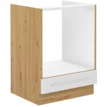 Kuhinjo VANESA je možno naročiti v kompletu (Kuhinjski bloki VANESA) ali pa po posameznih elementih po vaši izbiri. Omara za vgradno pečico VANESA 60D je