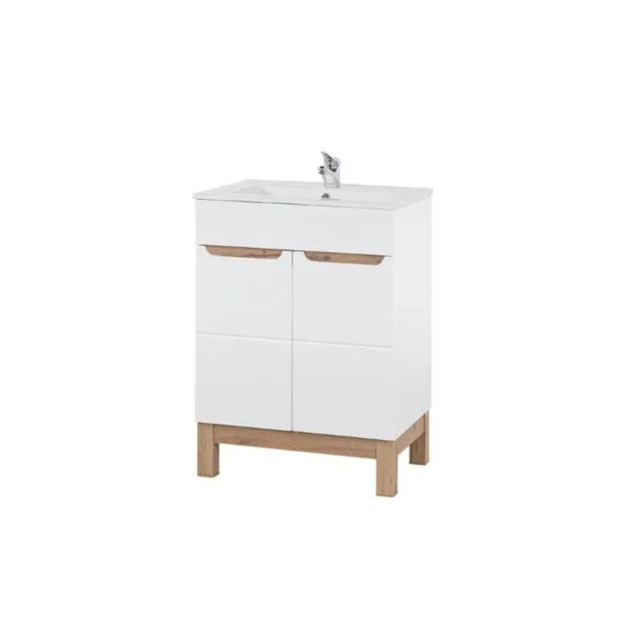 Omarica pod umivalnikom ALI 60D . Kopalniški blok ALI je možno naročiti v kompletu (kopalniški bloki ALI) ali pa po posameznih elementih po vaši izbiri.