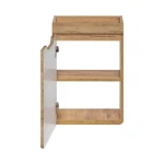 Omarica pod umivalnikom BUBA hrast 40D 2 . Kopalniški blok BUBA hrast je možno naročiti v kompletu (kopalniški bloki BUBA hrast) ali pa po posameznih