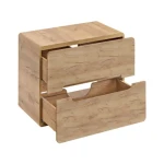 Omarica pod umivalnikom BUBA hrast 60D 2 . Kopalniški blok BUBA hrast je možno naročiti v kompletu (kopalniški bloki BUBA hrast) ali pa po posameznih