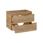 Omarica pod umivalnikom BUBA hrast 80D . Kopalniški blok BUBA hrast je možno naročiti v kompletu (kopalniški bloki BUBA hrast) ali pa po posameznih