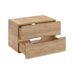 Omarica pod umivalnikom BUBA hrast 80D 2 . Kopalniški blok BUBA hrast je možno naročiti v kompletu (kopalniški bloki BUBA hrast) ali pa po posameznih