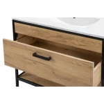 Omarica pod umivalnikom KLIN 80D . Kopalniški blok KLIN je možno naročiti v kompletu ali pa po posameznih elementih po vaši izbiri. Omarica pod umivalnikom