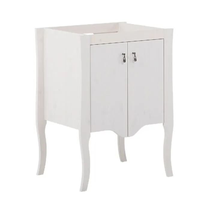 Omarica pod umivalnikom LIZA 60D . Kopalniški blok LIZA je možno naročiti v kompletu ali pa po posameznih elementih po vaši izbiri. Omarica pod umivalnikom