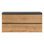 Omarica pod umivalnikom MOTO 120D . Kopalniški blok MOTO je možno naročiti v kompletu ali pa po posameznih elementih po vaši izbiri. Omarica pod