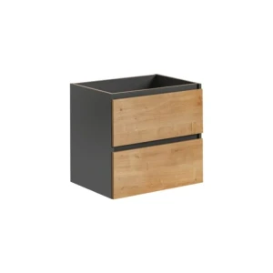 Omarica pod umivalnikom MOTO 60D . Kopalniški blok MOTO je možno naročiti v kompletu ali pa po posameznih elementih po vaši izbiri. Omarica pod umivalnikom