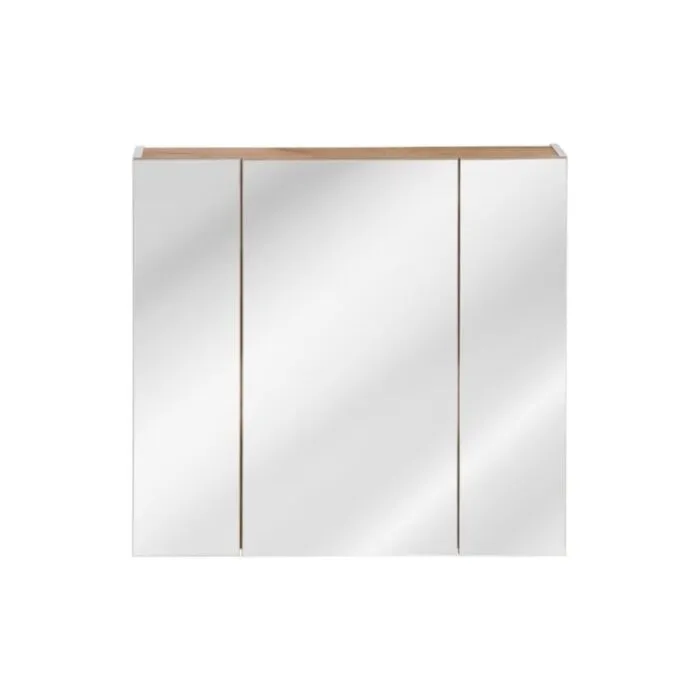 Omarica z ogledalom CAP 80G hrast Omarica z ogledalom CAP 80G hrast . Kopalniški blok CAP je možno naročiti v kompletu (kopalniški bloki CAP) ali pa po posameznih elementih po vaši izbiri.