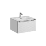 Omarica za umivalnik AURORA 60 . Omarica za umivalnik AURORA 60 cm je narejena iz kvalitetne laminirane plošče. Ta kolekcija je posebna, ker uporablja