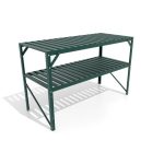 OPREMA ZA RASTLINJAK VITAVIA ALU MIZA 2 RAVNI 121X54X76CM. SMARAGDNA - slika 6
