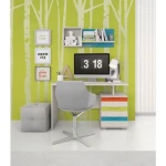 Otroška soba FALOT 1 . FALOT 1 je moderna otroška soba z živahnimi vzorci, ki ima veliko prostora za shranjevanje stvari in uporabo za vašega otroka.